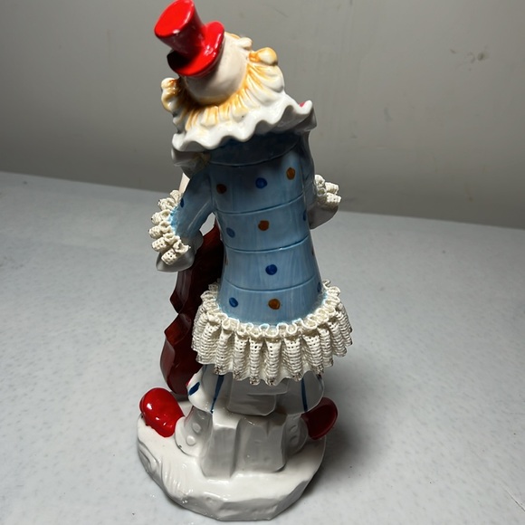 Vintage Ceramic Hand Painted Clown Figurine - Picture 5 of 8